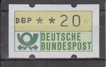 NSR ATM 1 - Wert 20 Pf ** - 1981